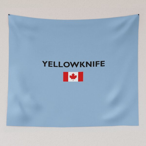 Item preview, Yellowknife Canada Canadian Flag Light-Color designed and sold by TinyStarCanada.