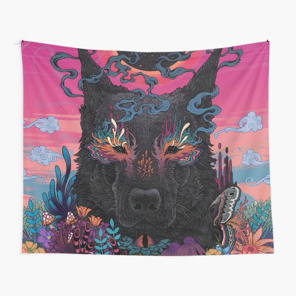 Black Eyed Dog Tapestry