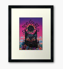 Black Eyed Dog Framed Print