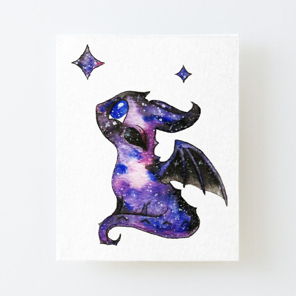 Galaxy dragon Art Board Print for Sale by RuaBestiary