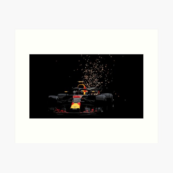 Max Verstappen - Redbull Monaco Art Print