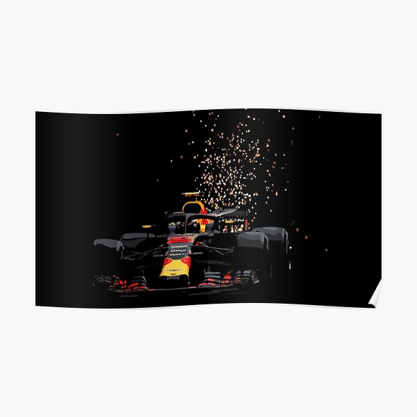 Max Verstappen - Redbull Monaco Poster