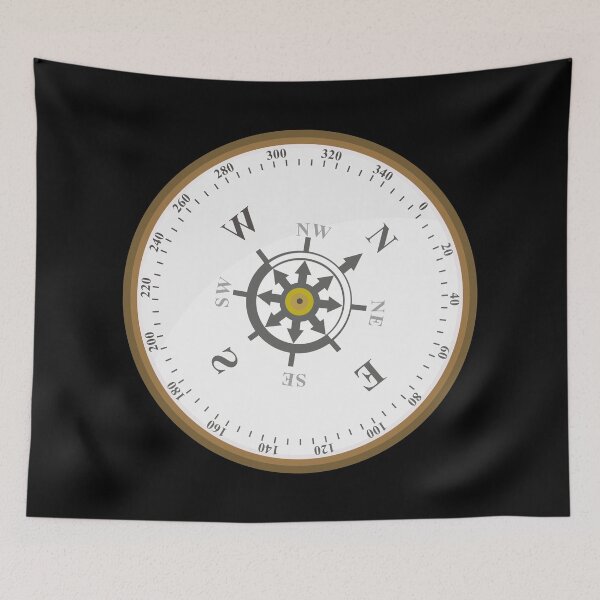 Item preview, Compass clock plain. designed and sold by emphatic.