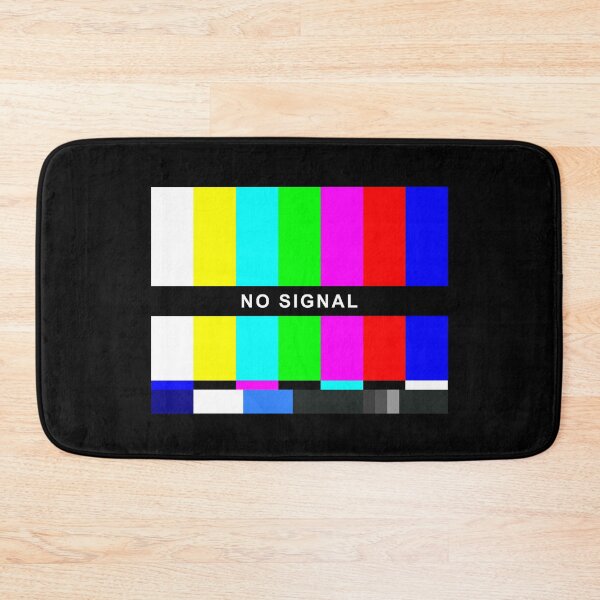 Item preview, No Signal TV Test Pattern Retro Color Bar 80s 90s designed and sold by ELKaito.