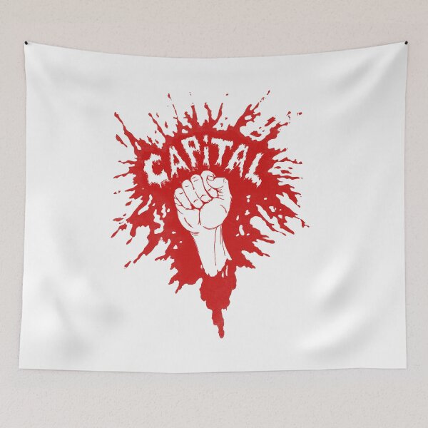 Item preview, Paris Revolt, May 68: 'CAPITAL' in Deep Blood Red designed and sold by Day Chapman.
