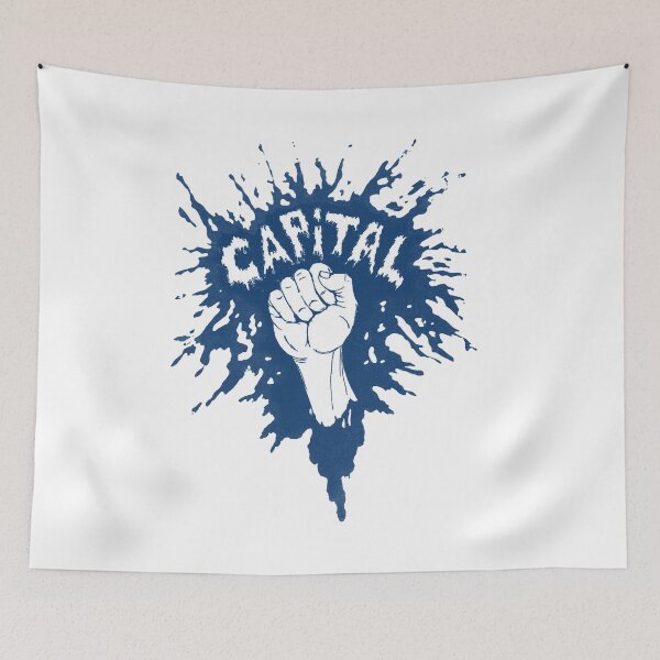 Item preview, Paris Revolt, May 68: 'CAPITAL' in Deep Blue designed and sold by Day Chapman.