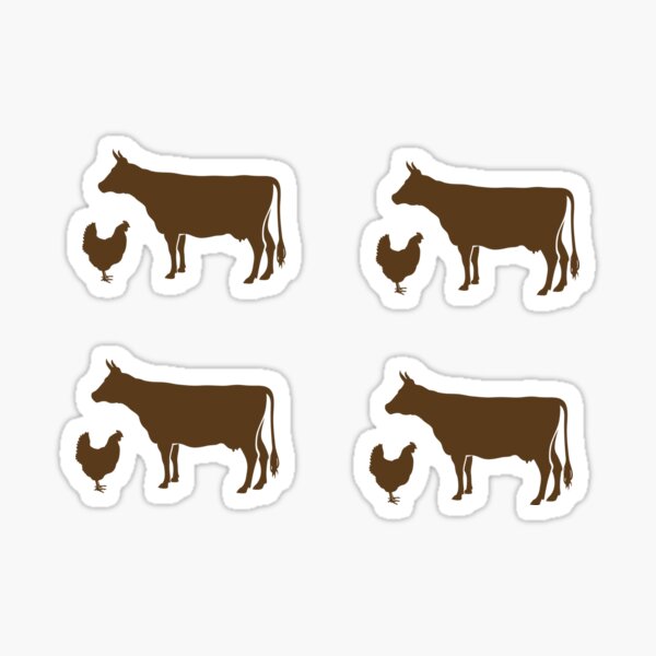 Artikel-Vorschau von Braunes Huhn, Braune Kuh, designt und verkauft von muskitt.
