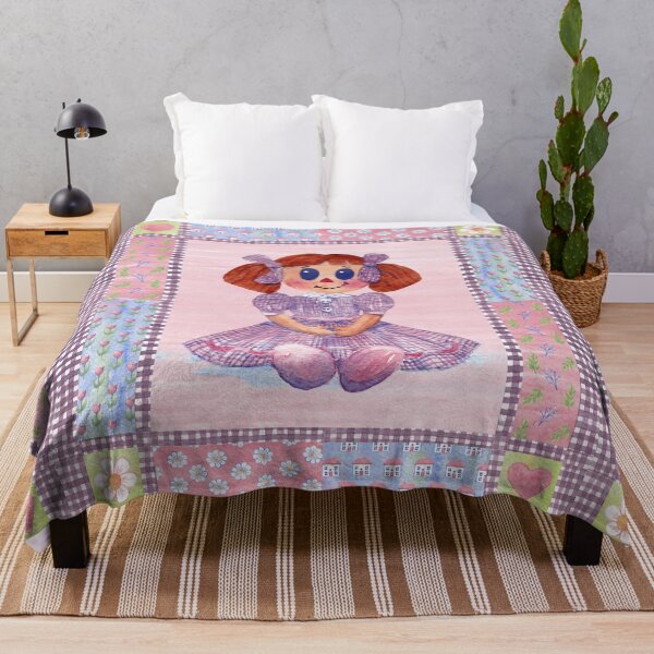 Item preview, Rag Doll Cheater Quilt designed and sold by FlixyDoodles.