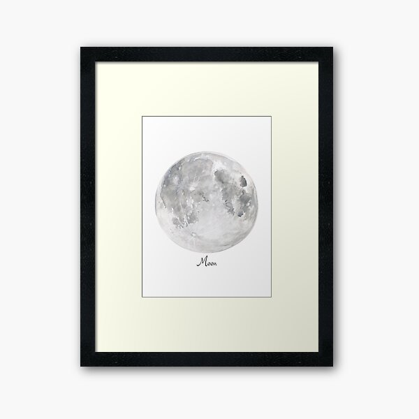 Moon Framed Art Print