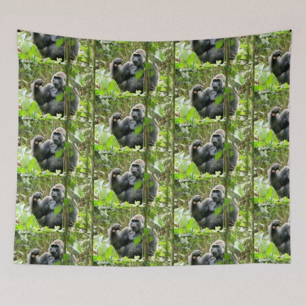 Item preview, Wild Gorilla of the Congo - funny lips designed and sold by Sheila Smith.