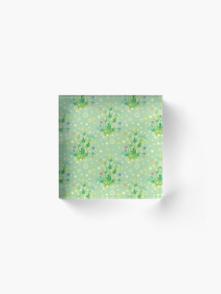 Alternate view of Decorative products with floral ornament. Acrylic Block