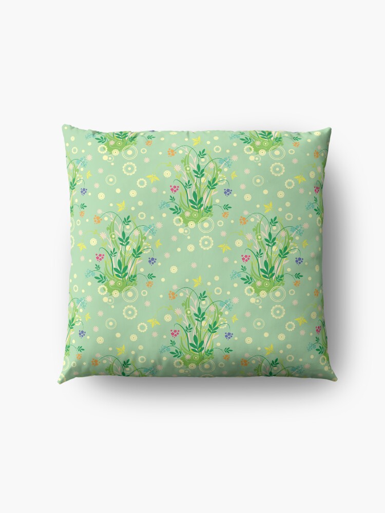 Alternate view of Decorative products with floral ornament. Floor Pillow