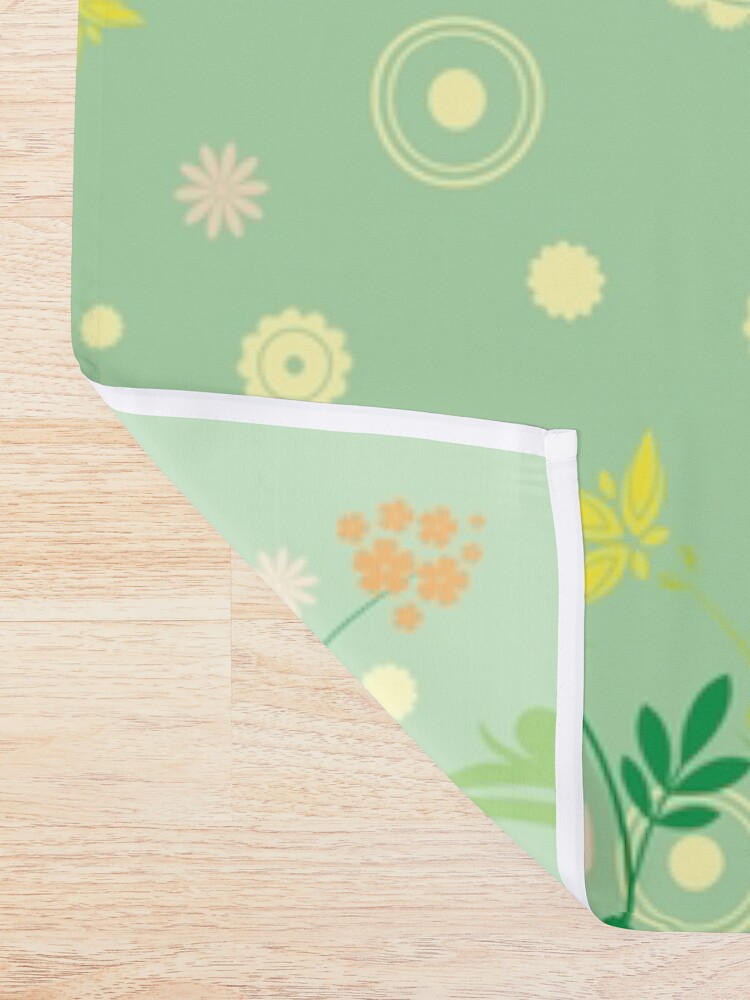 Alternate view of Decorative products with floral ornament. Shower Curtain