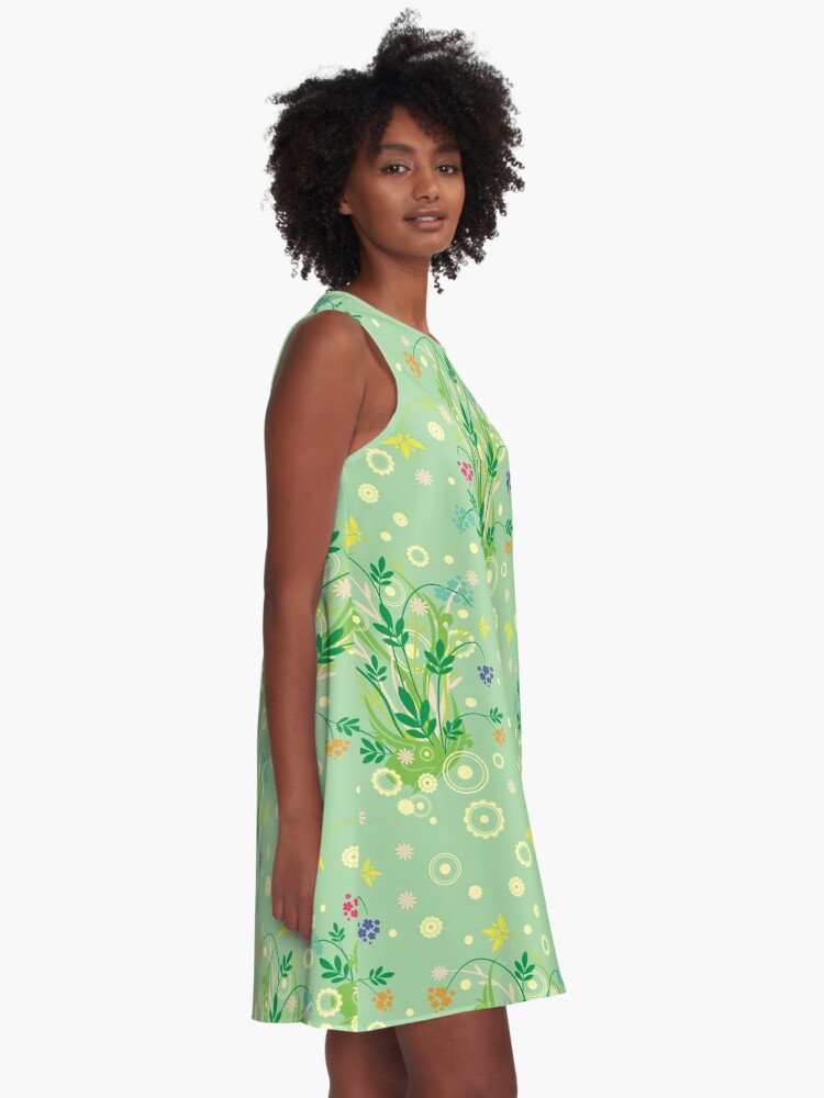 Alternate view of Decorative products with floral ornament. A-Line Dress