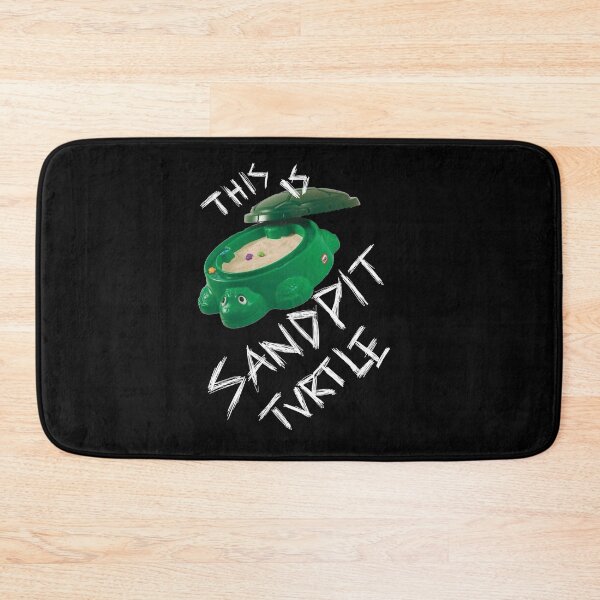 Item preview, This Is Sandpit Turtle - bmth meme - white on black designed and sold by eleeenav.