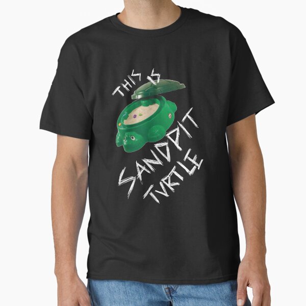 Item preview, This Is Sandpit Turtle - bmth meme - white on black designed and sold by eleeenav.