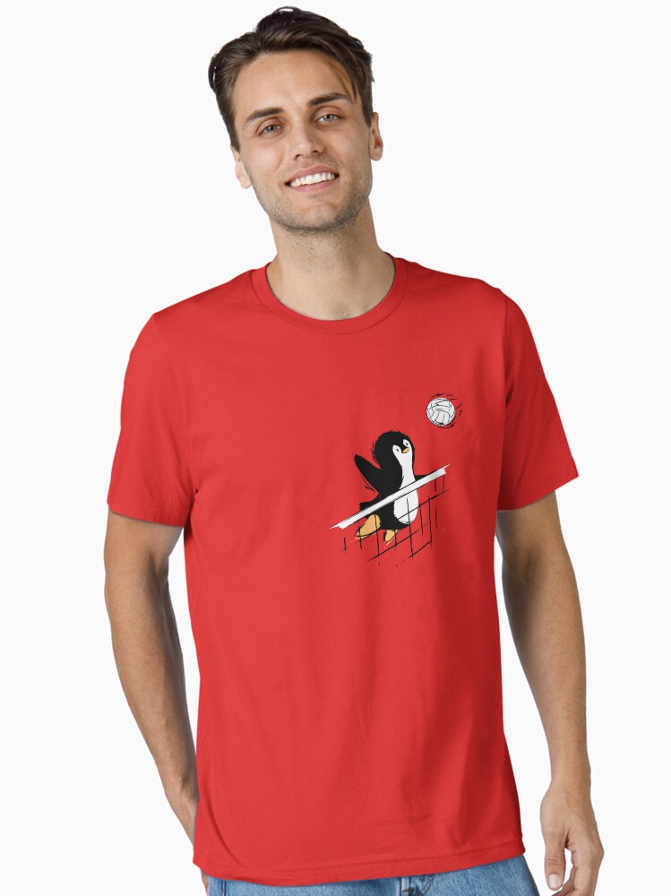 Thumbnail 1 of 7, Essential T-Shirt, Flying Penguins designed and sold by adru.