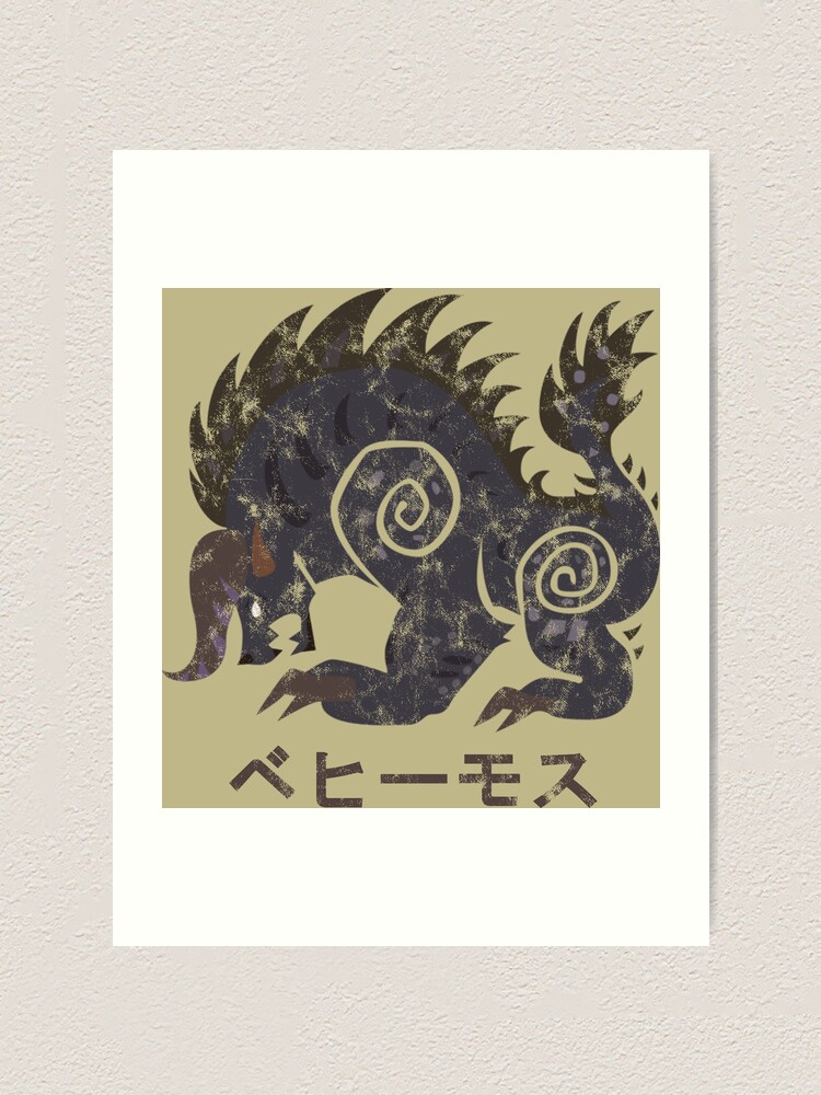 Monster Hunter Rise Diablos Kanji Icon Photographic Print for Sale by  Stebop Designs