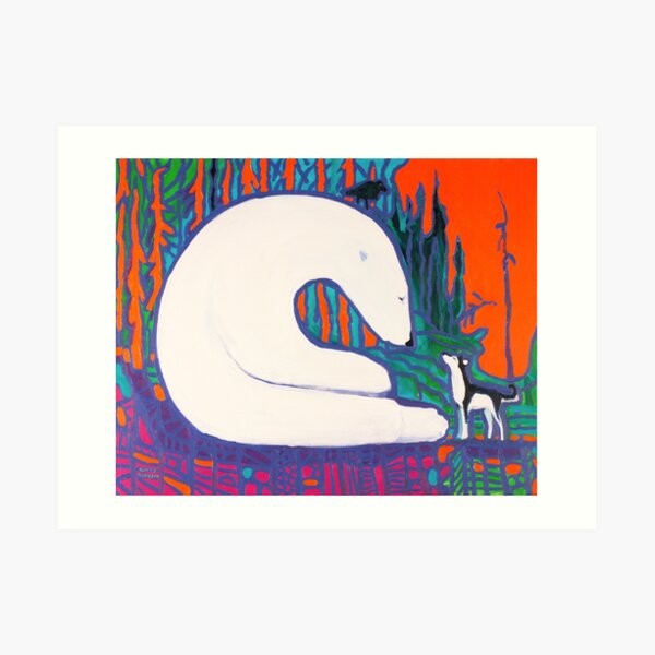 Moon Bear Art Print