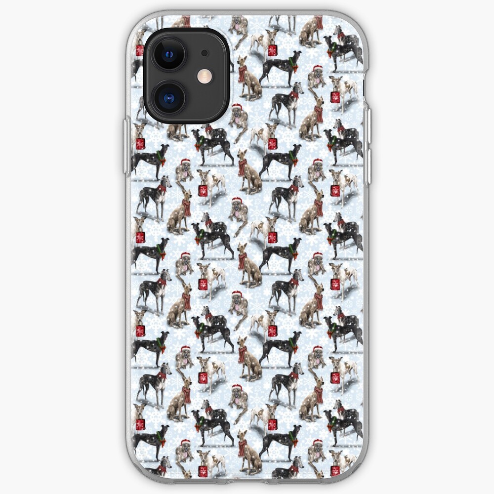 The Christmas Greyhound iPhone Case & Cover