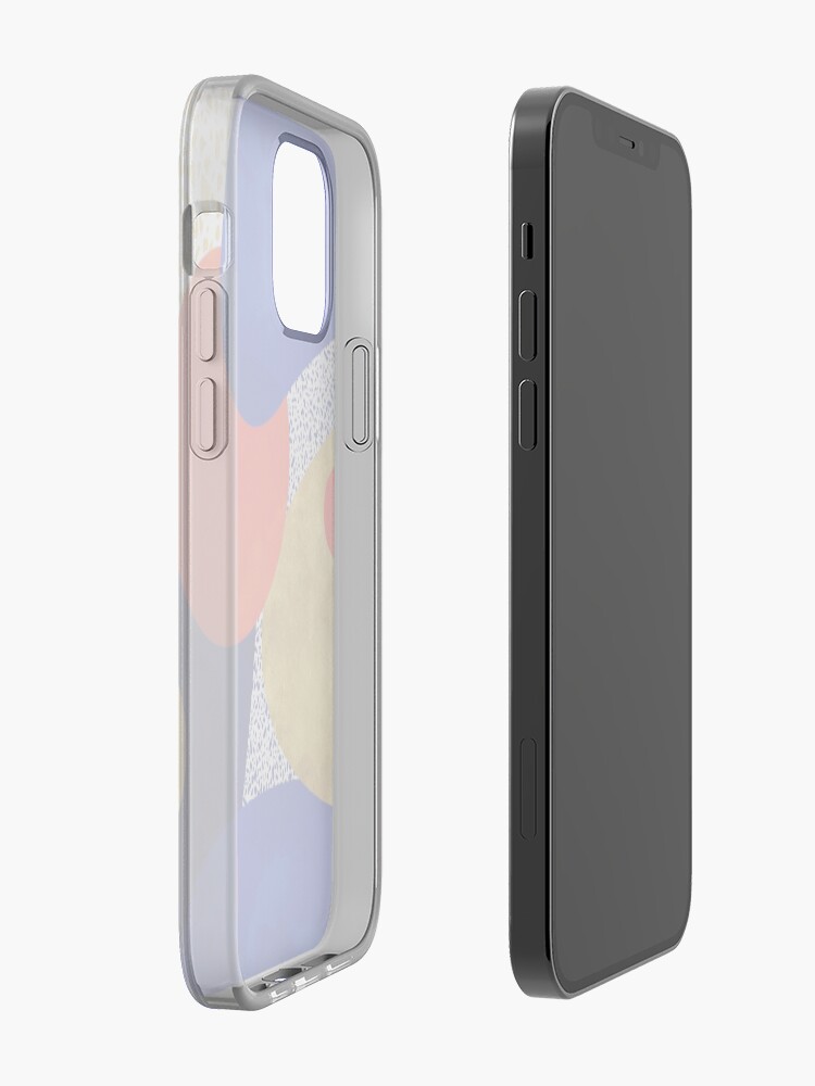 Alternate view of Terrazzo galaxy midnight blue yellow golden orange iPhone Case & Cover