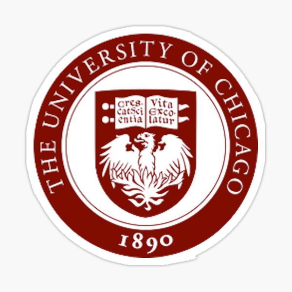 "University of Chicago" Sticker for Sale by elapin101 | Redbubble