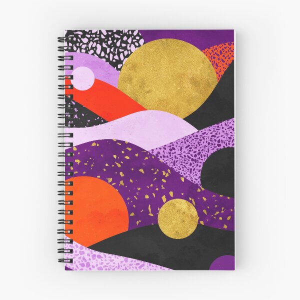 Item preview, Terrazzo galaxy purple orange gold designed and sold by Sylvain Combe.