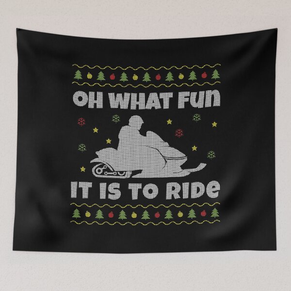 Item preview, Ugly Christmas Snowmobile  designed and sold by EstelleStar.