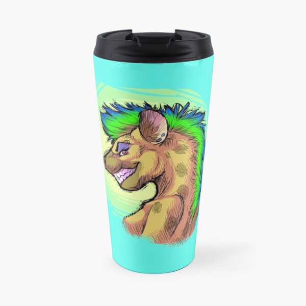 Punk Hyena Travel Mug