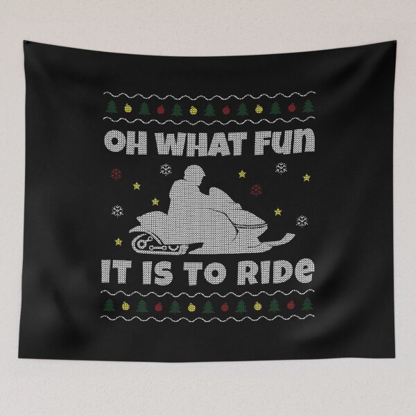 Item preview, Ugly Christmas Snowmobile designed and sold by EstelleStar.
