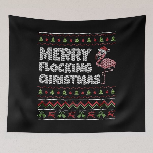 Item preview, Ugly Christmas Flamingo Cute Funny Design designed and sold by EstelleStar.