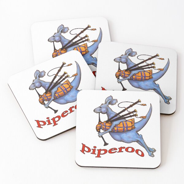 Item preview, Piperoo - Kangaroo hops by with Bagpipes designed and sold by Rick Paller.