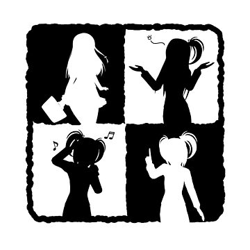 Default Avatar Anime Girl Profile Icon. Grey Photo Manga Stock