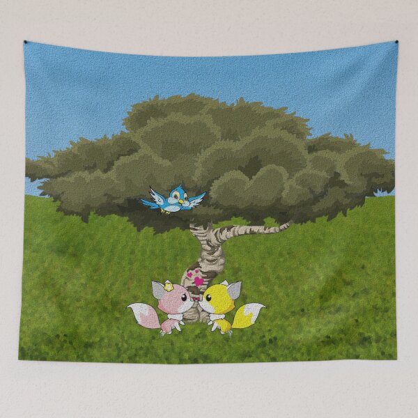Item preview, The Loving Foxes designed and sold by FantasySkyArt.