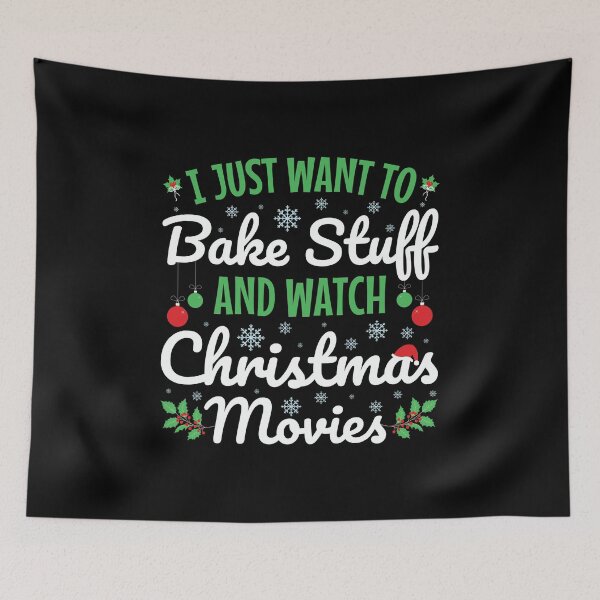 Item preview, Christmas Movie and Baking Design designed and sold by EstelleStar.