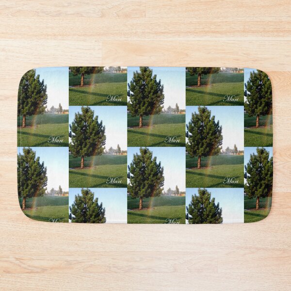 Item preview, rainbow in the yard designed and sold by MoreGoodArt.
