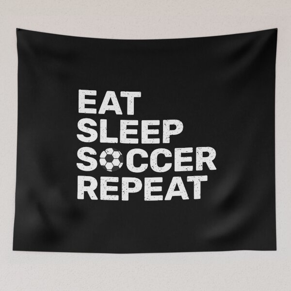 Item preview, Soccer Player - Eat Sleep Soccer Repeat! designed and sold by EstelleStar.