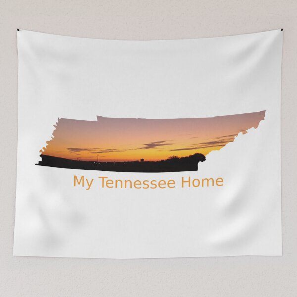 Item preview, My Tennessee Home - Orange Sunset Over Small Town designed and sold by A2Gretchen.