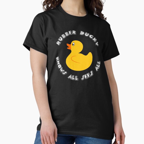 Item preview, Rubber Ducky knows all sees all sticker designed and sold by BigTime.