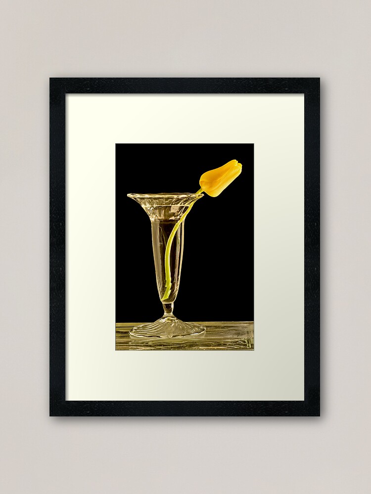 Alternate view of Tulip In Evening Wear Framed Art Print