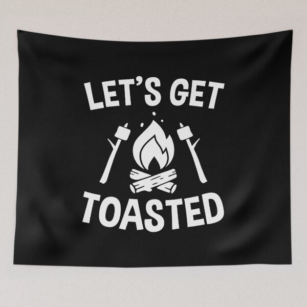 Item preview, Campfire Joke Let's Get Toasted - with Marshmallows designed and sold by EstelleStar.