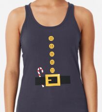 Christmas Elf Easy Costume Racerback Tank Top