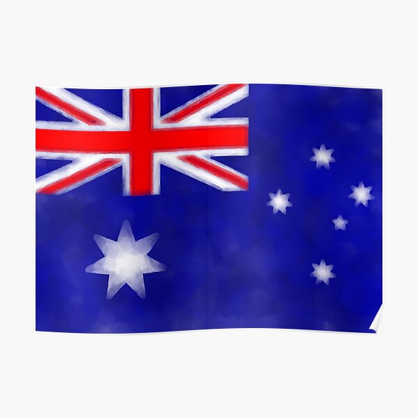 Australian Flag Poster