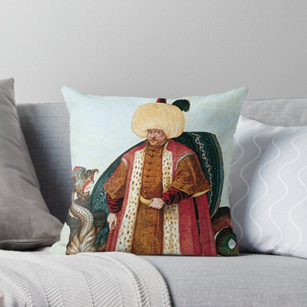 Item preview, Ottoman Painting: Portrait of the Sultan Selim II with a Dragon designed and sold by ersindesign.