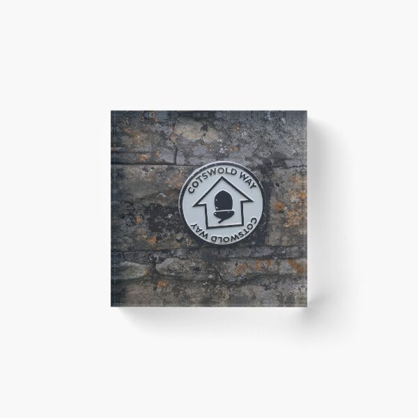 The Cotswold Way - Sign Acrylic Block