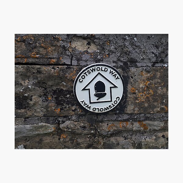 The Cotswold Way - Sign Photographic Print