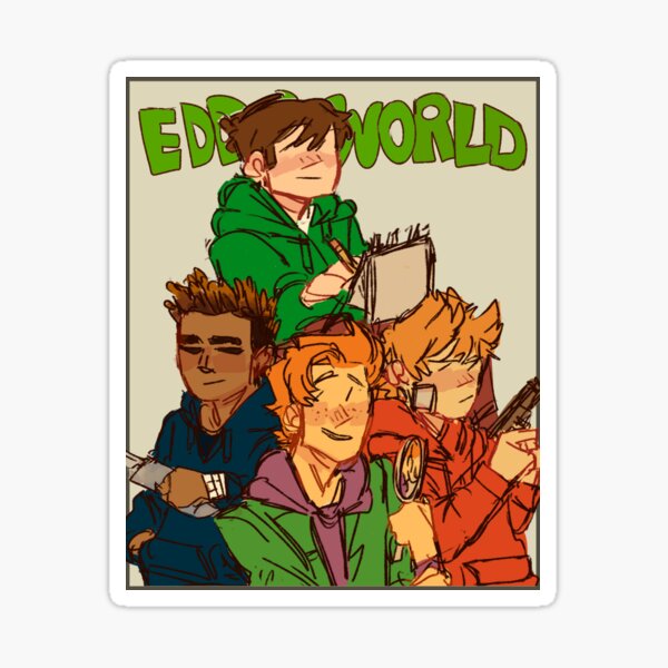 Matt Eddsworld  Sticker for Sale by Infodrawz