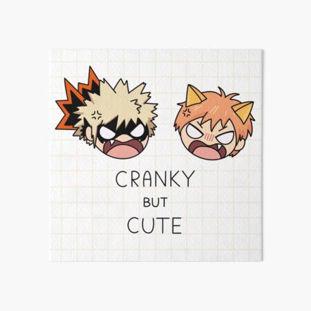 Cranky But Cute! ~ Kacchan & Kyo Art Board Print