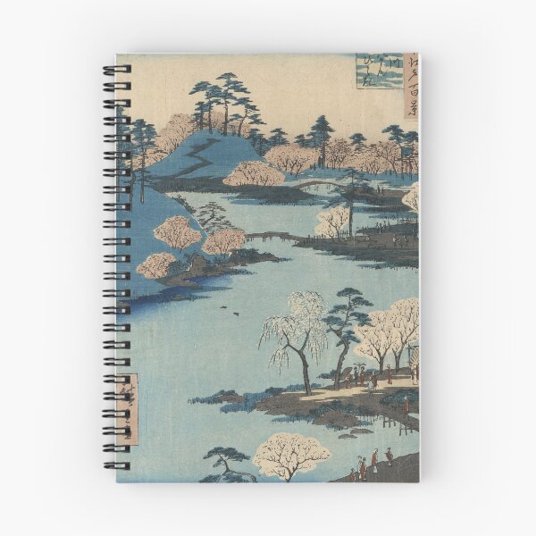 Item preview, Vintage 1800's Japanese River Landscape Art designed and sold by knightsydesign.