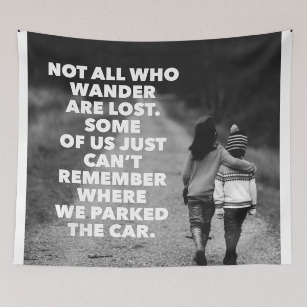 Item preview, Not all who wander are funny  designed and sold by hillary marek.